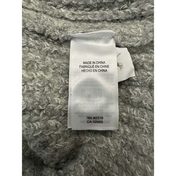 Lucky Brand Women's Gray Wool Blend Cable Knit Cardigan Sweater Size XL - Picture 8 of 11